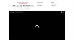 Desktop Screenshot of lastdaysinvietnam.com